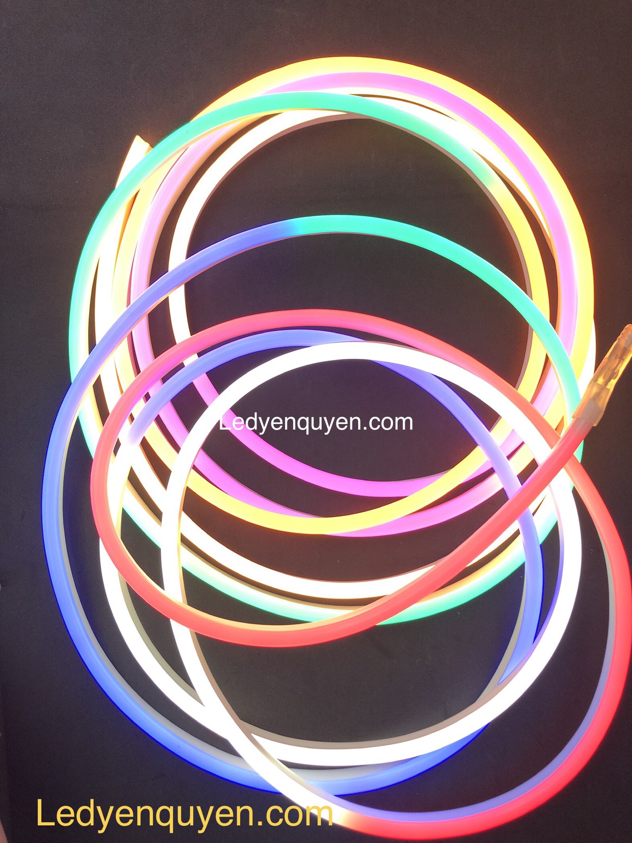 LED Neon Sign Uốn Chữ 12v màu cam 50m