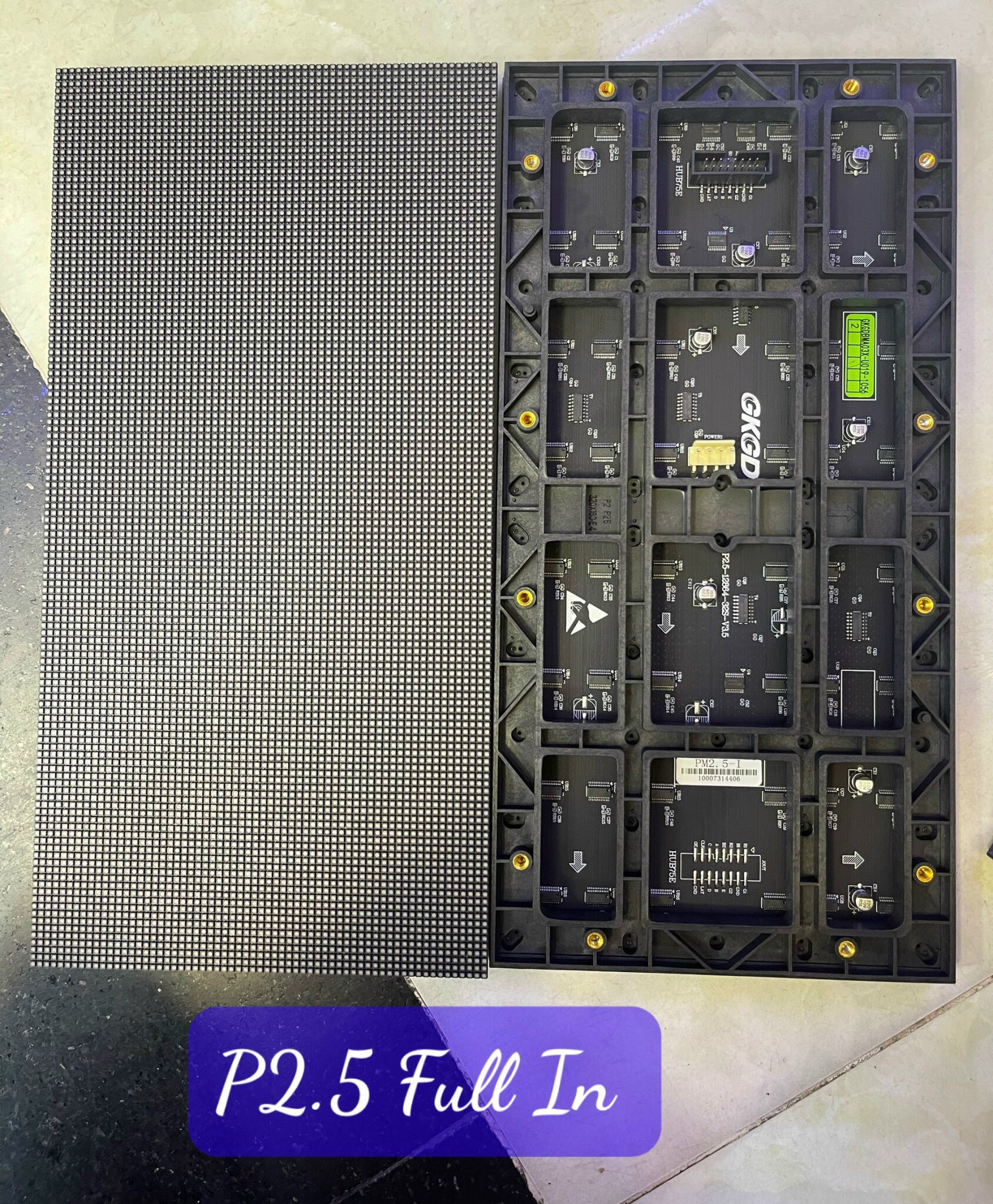 Bảng led p2.5 full in