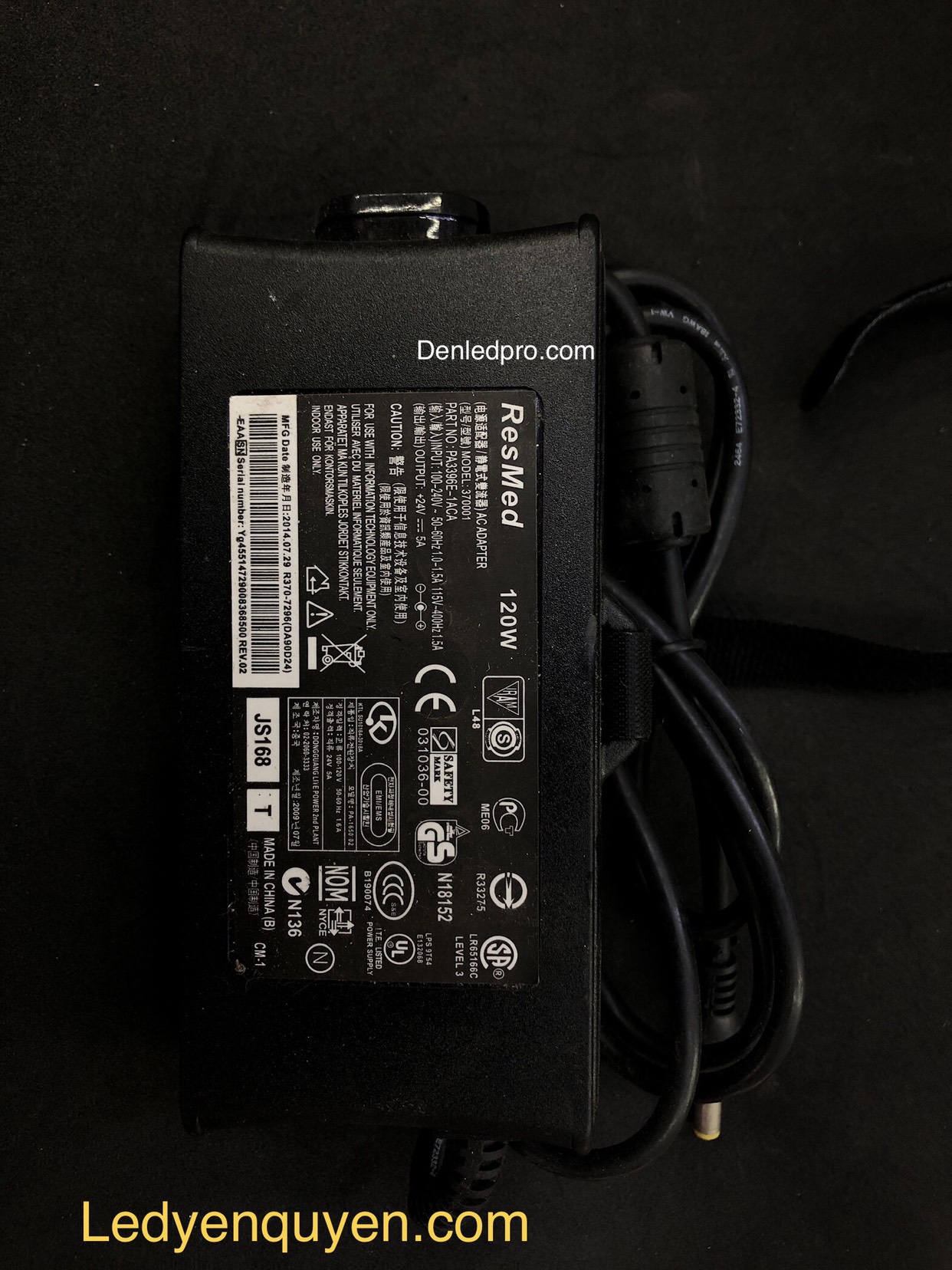 Nguồn ResMed 24v / 5a 