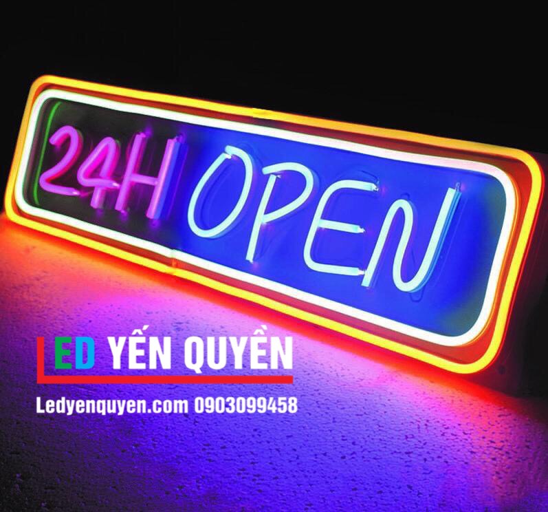 LED Neon Sign Uốn Chữ 12v màu xanh lá