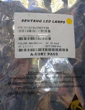 SENYANG LED VÀNG ( LOẠI I ) 
