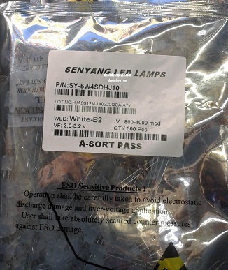 Led 5 Ly Trắng SenYang