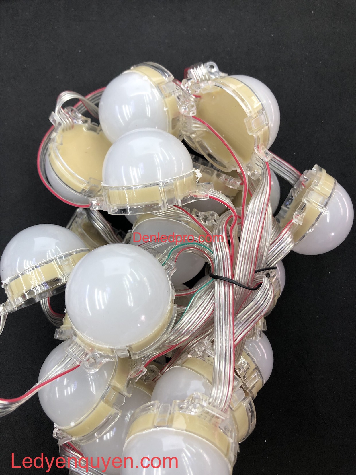 LED Bát Full Color 12v Vỏ Đục (30mm) 8206 