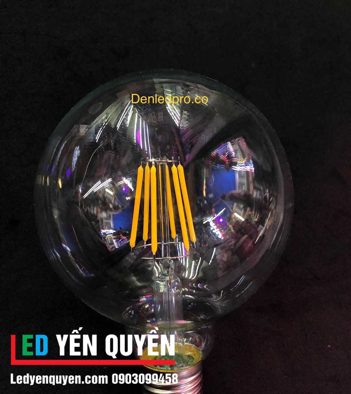 Bóng LED Edison 6W G65