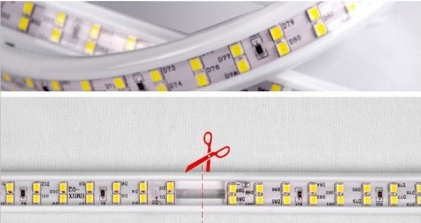 LED Dây 220v SMD 2835 2 Hàng LED 100 mét 