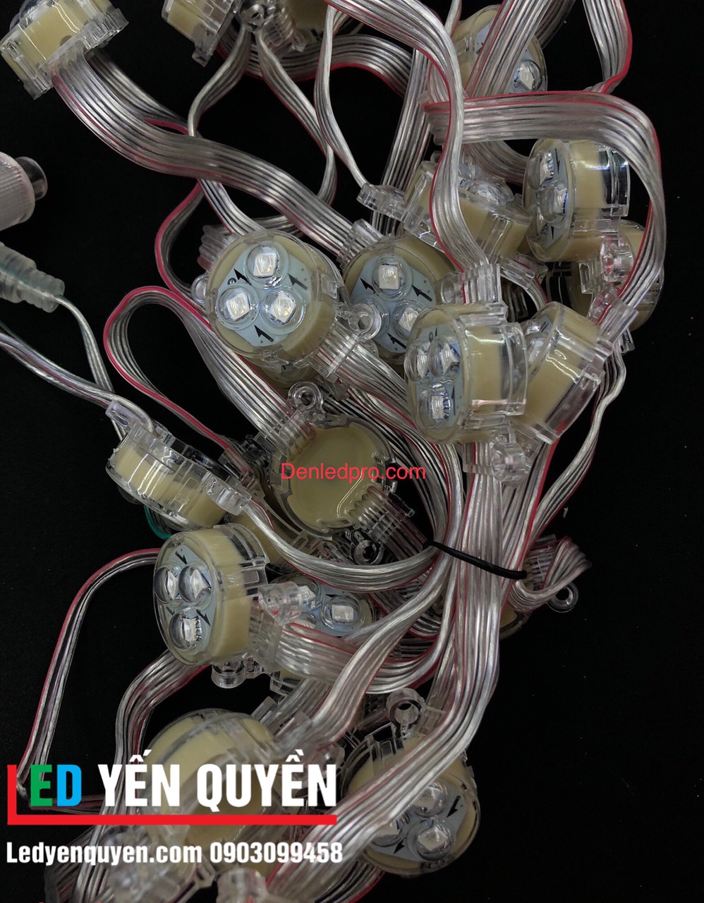 LED Bát Full Color 12v Vỏ Trong (30mm) 8206