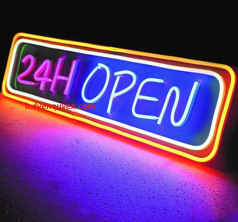 LED Neon Sign Uốn Chữ 12v màu hồng