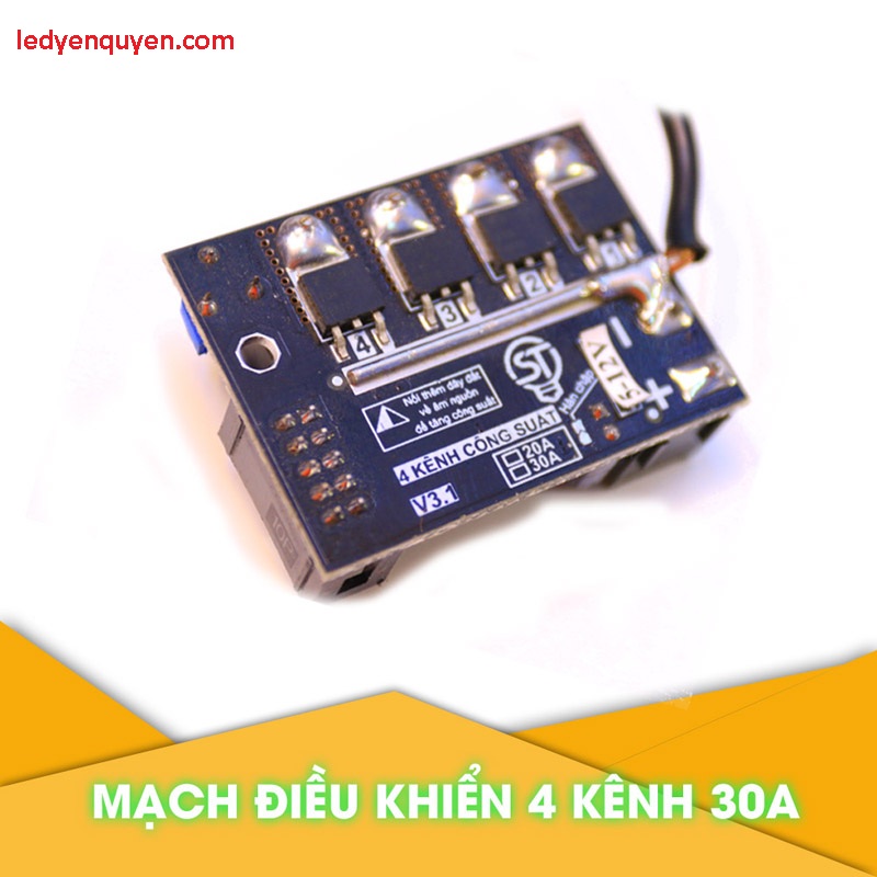 Bo Điều Khiển LED Mạch Vẫy 4 Cổng 30A