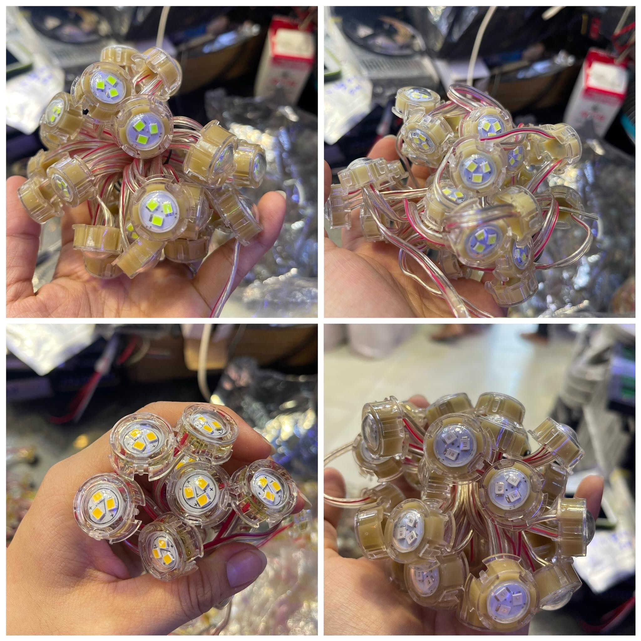 LED Bát ÄÆ¡n Màu 12v (20mm) LED Bát ÄÆ¡n Màu 12v (20mm)